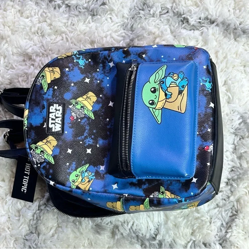 Star Wars Grogu Backpack - Blue and Black